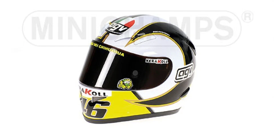 Minichamps 1:2 HELMET AGV VALENTINO ROSSI VICE WORLD CHAMPION 2006 - 327060046 - Image 1 of 1