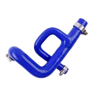 For Ford Focus RS MK1 Thermostat to Radiator Silicone Hose with Clamps Blue - Picture 1 of 8