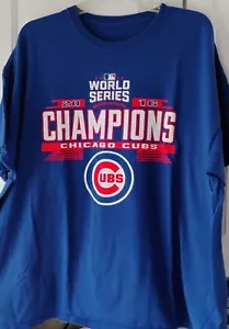 2016 Chicago Cubs World Series Champions T-Shirt Men's 2XL XXL RARE! - Picture 1 of 1