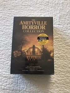 The Amityville Horror Collection MGM - 4-Disc DVD Box Set - New, Sealed - Foto 1 di 6