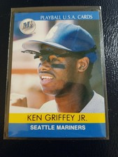 Ken Griffey Jr Seattle Mariners Playball U.S.A Cards 91-16 RARE Oddball
