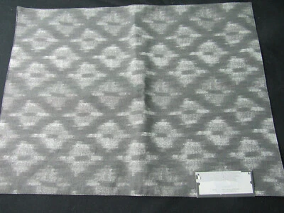 Threshold Set of 4 Gray Ikat Placemats 14x19 new with tags #33512 - Image 1 of 4