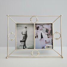 Burnes 3.5" X 5" Double Opening Sahara Metal Picture Frame 139902 FREE SHIPPING