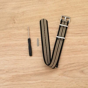 Replacement for OMEGA James Bond 007 No Time To Die Nato Watch Strap. - Picture 1 of 12