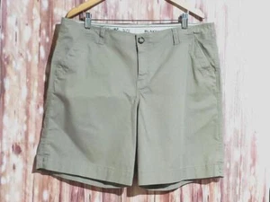 Eddie Bauer khakifarbene Chinoshorts Damen Größe 18 Petite beige schwarz hoch - Bild 1 von 10