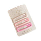 3Pcs Pink Series Metal Bobby Pin Star BB Snap Clip Hairpin Hair Accessories  ~
