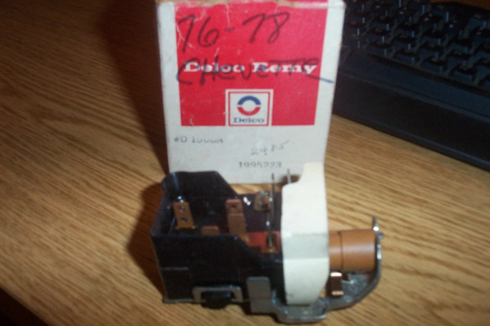 INTERRUPTOR DE FAROS DELCO-REMY CHEVROLET CHEVETTE 1976-78 #1995223 NUEVO DE STOCK Foto 1 de 1