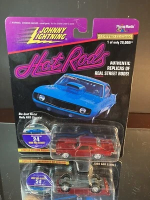 Johnny Lightning Hot Rods 1969 Pro Street Camaro nº 24 Borgonha 1997 20.000 - Imagem 1 de 4