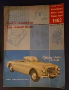 1953 Hermann Graber Wichtrach ILLUSTRIE AUTOMOBIL REVUE Katalog deutsch/französisch - Bild 1 von 9