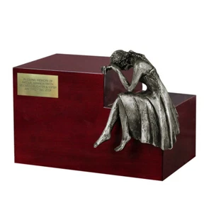 Urna de cremación artística para cenizas nostalgia urna funeraria moderna monumentos únicos - Imagen 1 de 7