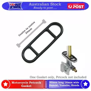 Motorcycle Petcock Gasket Fuel Tank Tap Seal Washer Valve Suzuki Honda Yamaha - Picture 1 of 6