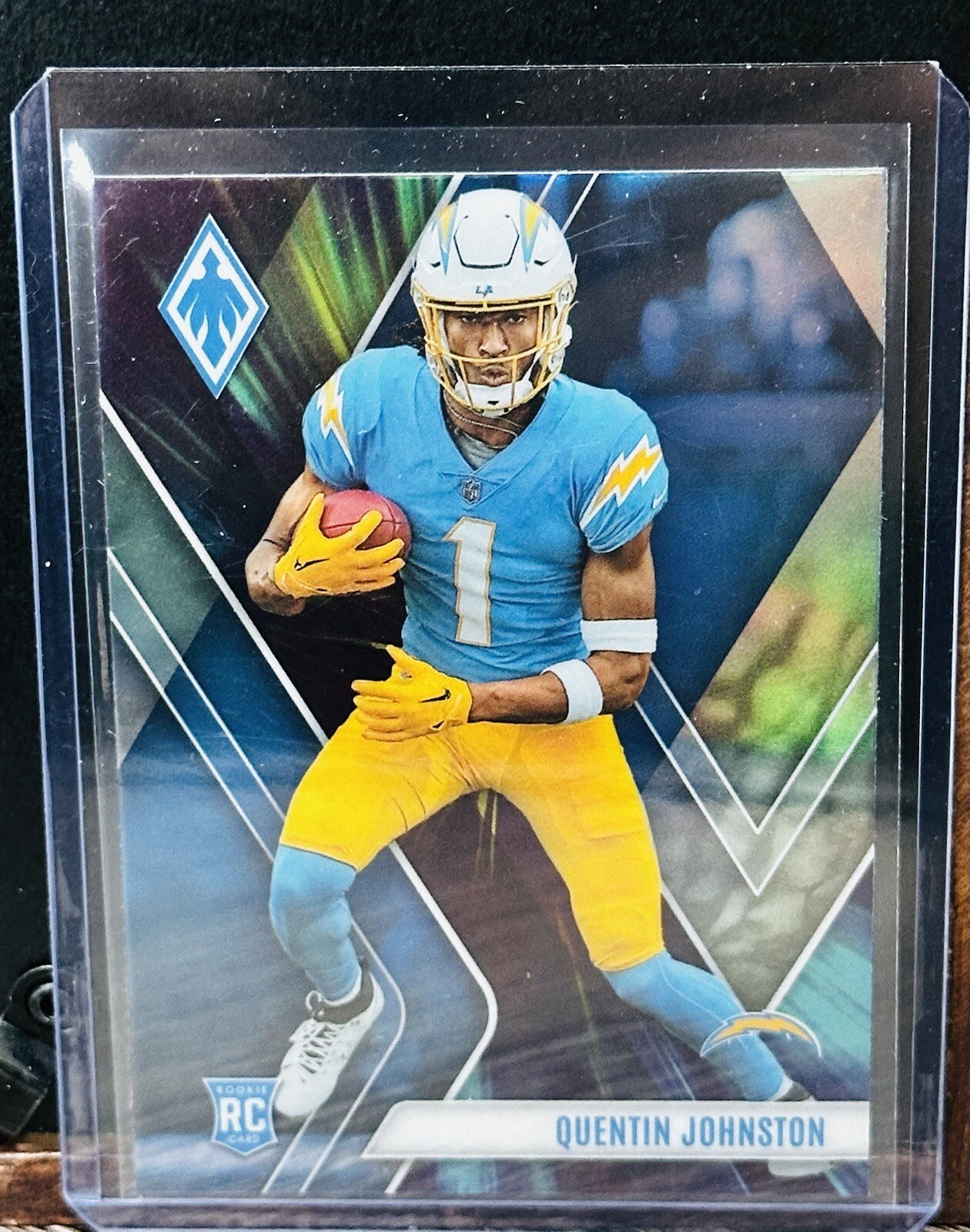 2023 Panini Phoenix QUENTIN JOHNSTON Colorburst RC #107 SSP Chargers🔥🔥