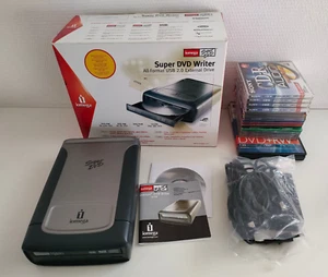 Iomega Graveur Lecteur CD DVD externe USB + lot de CD DVD Vierges - Photo 1/1