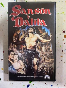 SANSON Y DALILA VHS CINTA VIDEO VICTOR MATURE HEDY LAMARR ANGELA LANSBURY - Imagen 1 de 3