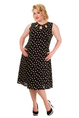 Banned Dancing Days Songbird Rockabilly Vintage Day Tea Dress 2XL-4XL