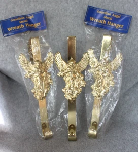 Vintage Giftco Inc Set Of 3 Guardian Angel Metal Wreath Hangers - Picture 1 of 10