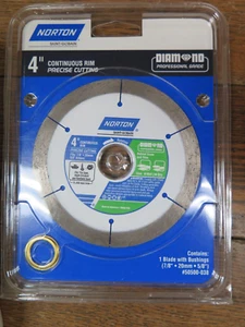 Llanta continua Norton 4" corte preciso cuchillas húmedas/secas # 50500-038 - Imagen 1 de 2