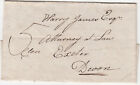 Part Entire; Honiton [with cachet] to Harry James, Attorney at Law, Exeter