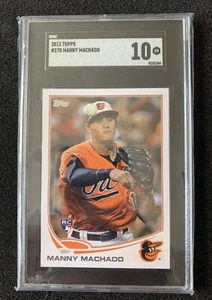 2013 Topps #270 Manny Machado - Carta Rookie RC - SGC 10 gemme nuova di zecca - Foto 1 di 1