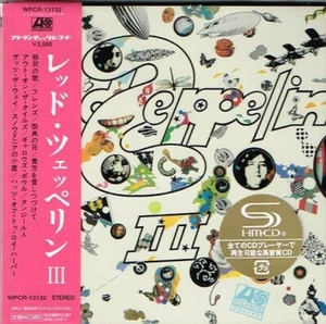 Led Zeppelin "Led Zeppelin III" Japan Limited Mini-LP SHM-CD Paper Sleeve w/OBI - Picture 1 of 1