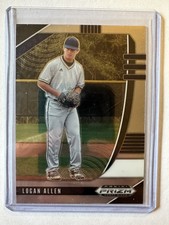 2020 Panini Prizm Draft Picks Logan Allen RC Cleveland Guardians #PDP56