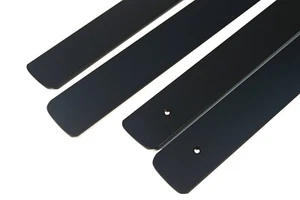 Endleiste Winkelleiste Seiteleiste Arbeitsplatte Küche Schwarz 38mm Aluminium - Picture 1 of 25