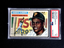 ORIGINAL ROBERTO CLEMENTE  1956 TOPPS BASEBALL CARD #33 PSA 1 POOR PIRATES HOF