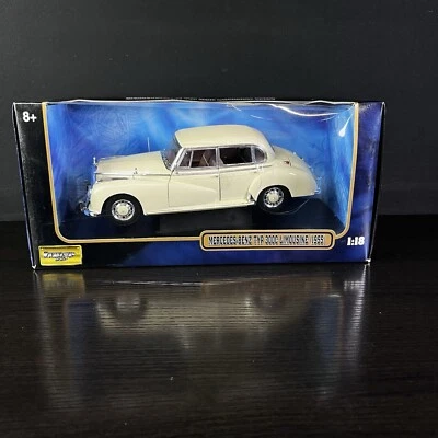 NEW Ricko Mercedes Benz Typ 300C Limousine 1955 White Cream - Image 1 of 4
