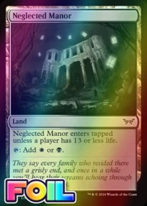 x1 Neglected Manor DSK Duskmourn MTG 264 FOIL LAND M/NM 1x - Bild 1 von 1