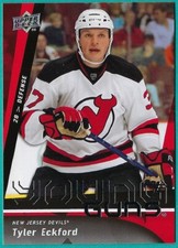 2009/10 Upper Deck Young Guns card# 480 of Tyler Eckford