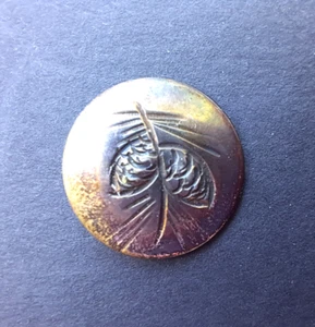 Vintage Stuart Nye Sterlingsilber Krawattennadel Mid Century Modern Kiefernzapfen Pin - Bild 1 von 5