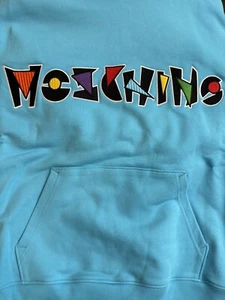 Brand New With Tag Moschino Hoodie Mens US Size 38 - Picture 1 of 3