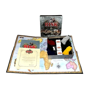 Risk 40th Anniversary Collectors Ed Game 1999 Complete Metal Armies Complete - Picture 1 of 10