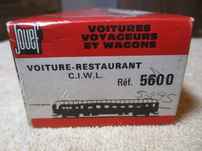Jouef HO 1/87 #5295 Baggage Car Green Wrong Box - Image 1 of 4