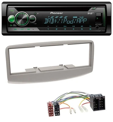 Pioneer USB MP3 DAB AUX CD Autoradio für Fiat Multipla 186 1999-2010 grau - Bild 1 von 4