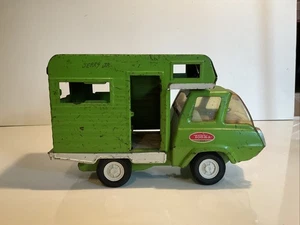 Vintage Tonka Green Camper RV Truck 1970’s Toys Pressed Steel Truck - Picture 1 of 9
