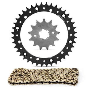 40T 13T 520 Pitch Sprocket Chain Kit for Yamaha WR250 500 YFM350 Warrior Black - Picture 1 of 18