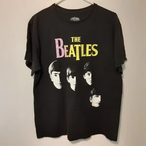 The Beatles Portrait Silhouettes Concert Band Graphic T Shirt Size L - Picture 1 of 6