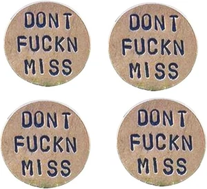 Funny Golf Ball Marker,for Men Adult Humor Novelty Golf Ball Markers with Funny - Picture 1 of 6