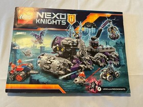 Instructions Only Vintage Lego Nexo Knights 70352 Jestro's Headquarters Booklet