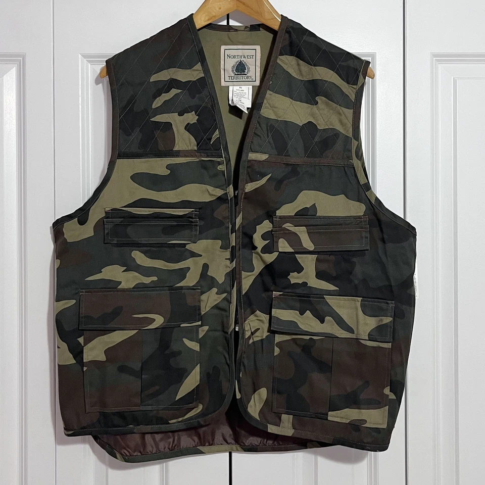 Northwest Territory Camouflage Hunting Vest Men's Size XL NWT - Image 1 of 4