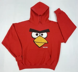 Angry Birds Hoodie Sweat Shirt Rot Herren L Large Fifth Sun Lizenziert - Bild 1 von 10