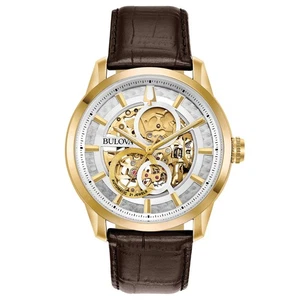 Bulova Skeleton automatico uomo 97A138 - Foto 1 di 3