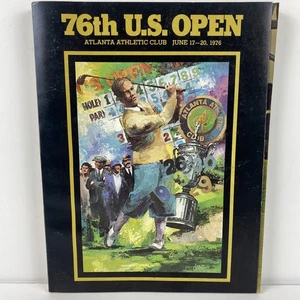 76th US Open Program Souvenir Atlanta Athletic Club 1976 Advertisements History - Picture 1 of 15