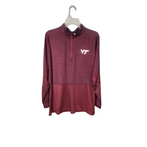 Virginia Tech half zip men's large - Picture 1 of 3
