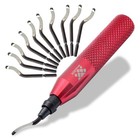 AFA Tooling Deburring Tool Kit with 11 High Speed Steel BS1010 Blades Metal Burr