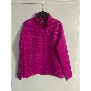 The North Face puffer jacket women’s size M pink thermoball insulated - Picture 1 of 6