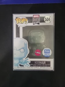 Funko Pop! Vinyl: Marvel - Iceman (Flocked) - Funko Web (FW) (Exclusive) #504 - Picture 1 of 6