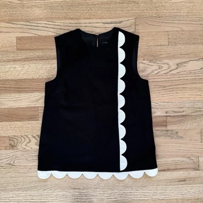 Victoria Beckham X Target Women's Size XS Blouse Black White - Image 1 of 4