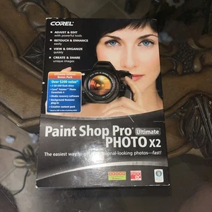 Oprogramowanie Corel Paint Shop Pro Ultimate Photo X2 Windows XP Vista - Zdjęcie 1 z 4